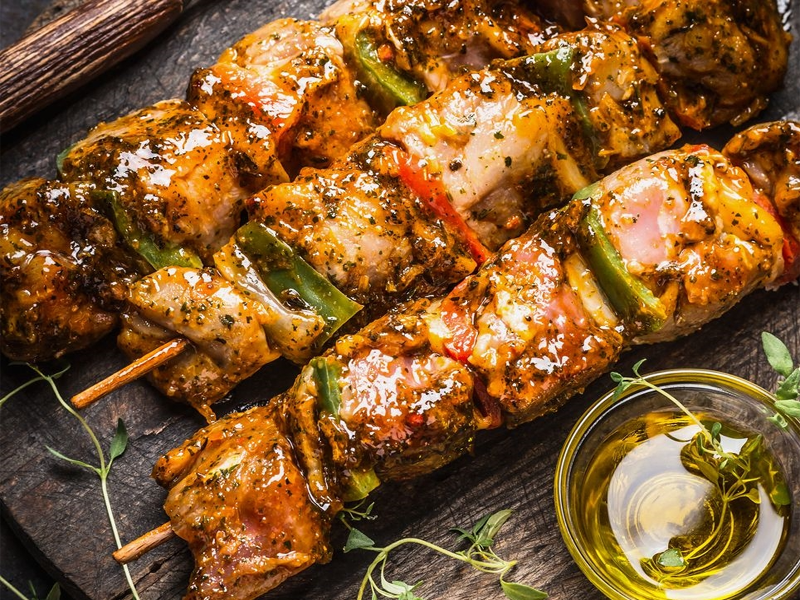 BROCHETTES DE PORC À LA THAÏ