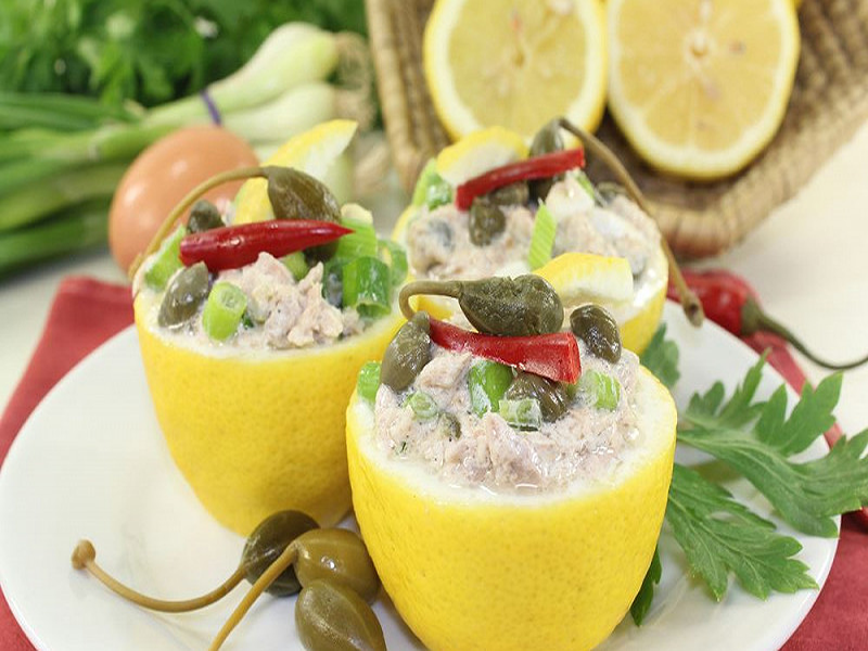 OLIVES FARCIES AU THON & CITRON