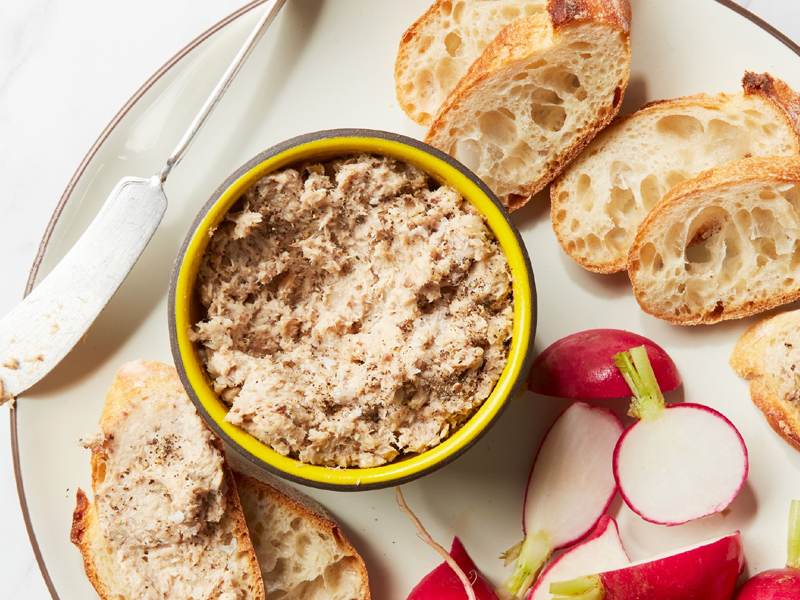 RILLETTES DE SARDINES AUX ÉPICES & ÉCLATS D’AMANDE