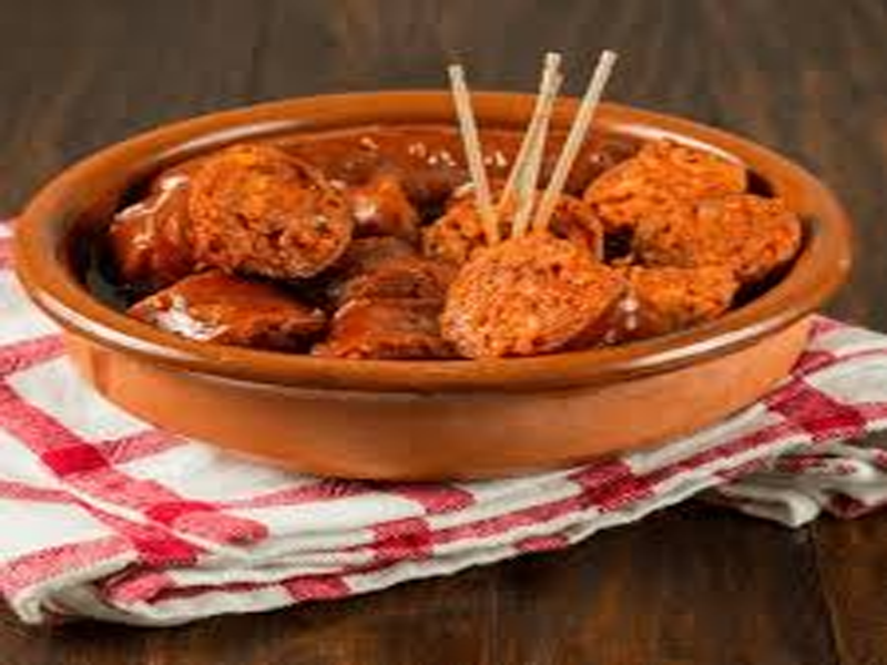 Chorizo con sidra