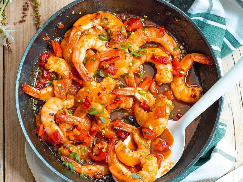 CREVETTE SAUCE AIGRE DOUCE