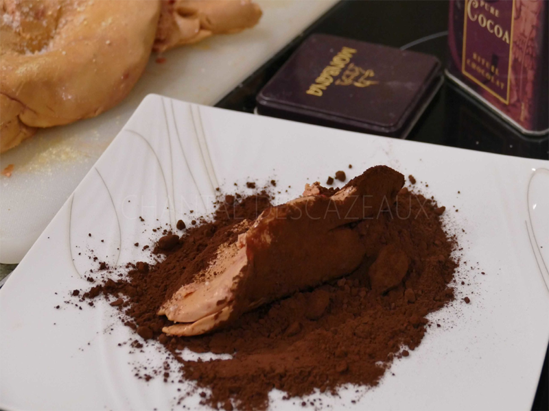 Foie gras & chocolat ou cacao