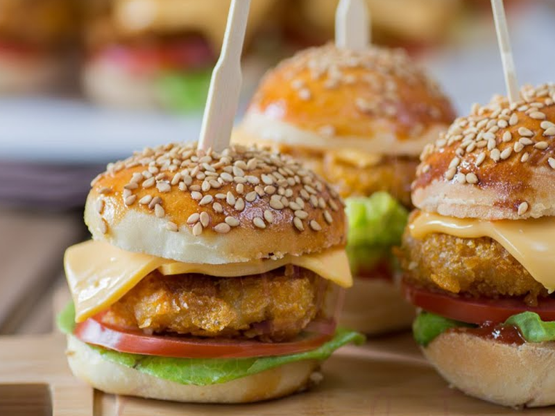 MINI BURGER LANGOUSTINE & SAFRAN