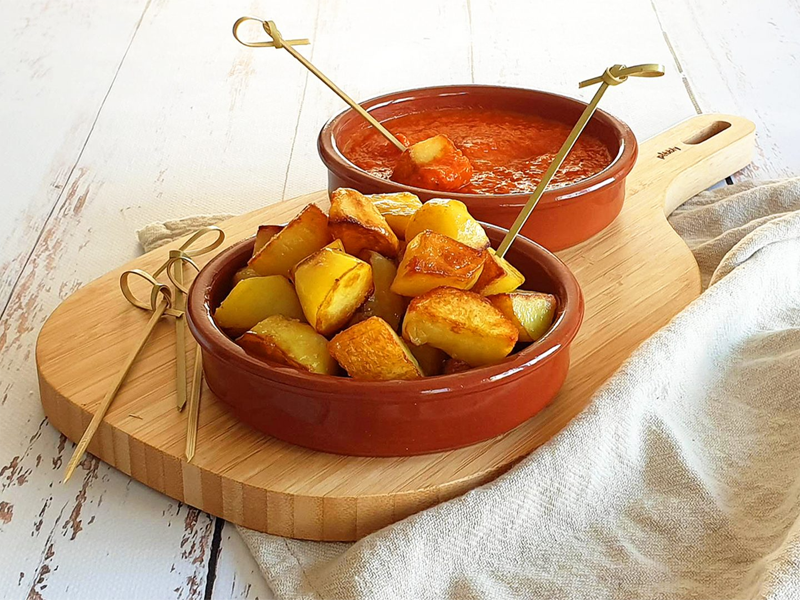 Patatas bravas de la madre