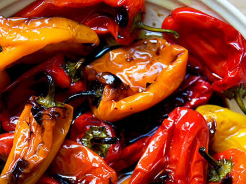 POIVRONS GRILLÉS MARINÉS