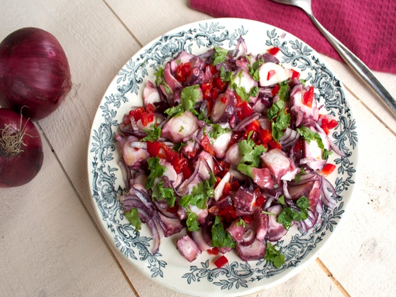 SALADE DE POULPE FRAÎCHE