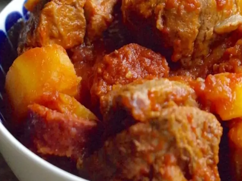 TAPAS DE VEAU AU CHORIZO